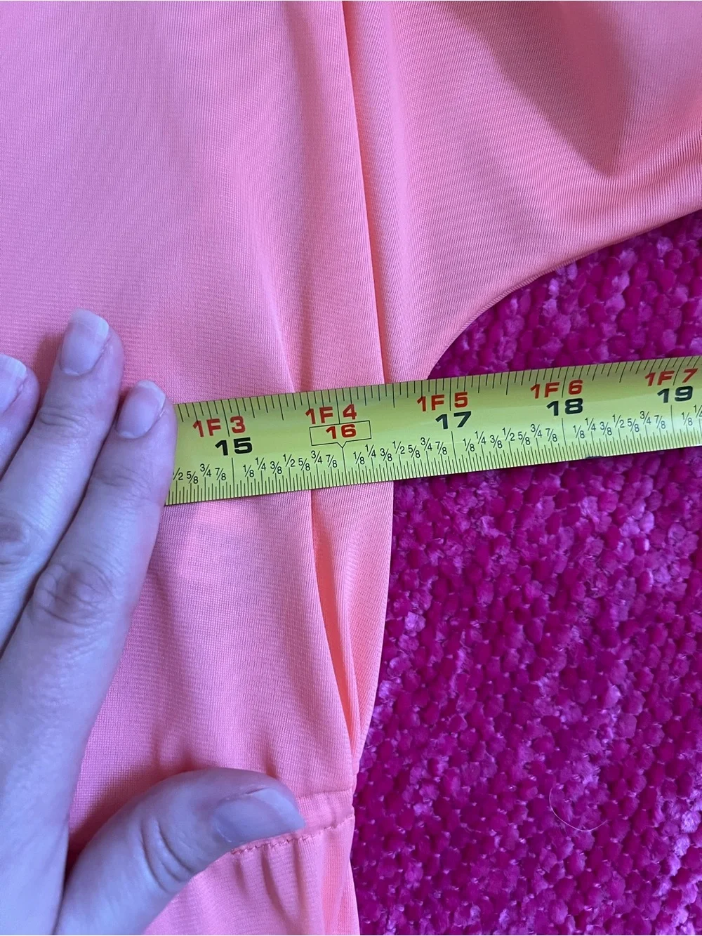 Vintage Vanity Fair Peach/Coral Peignoir Robe/Housecoat with Lace Trim